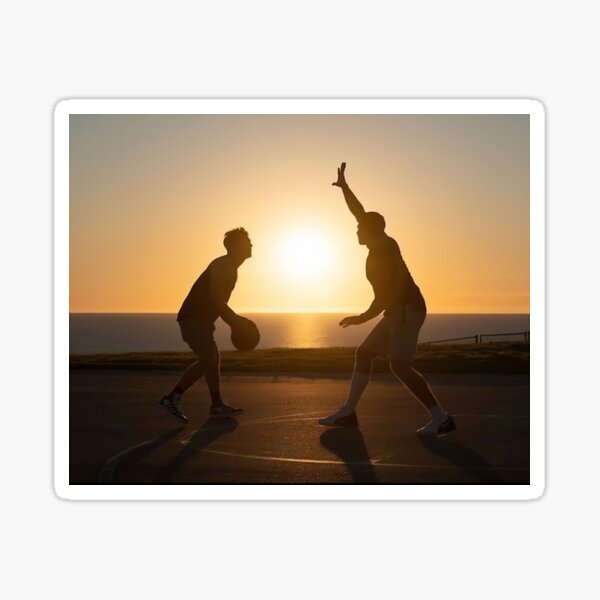 Item preview, Buddie Basketball Sunset designed and sold by RuthandRose.