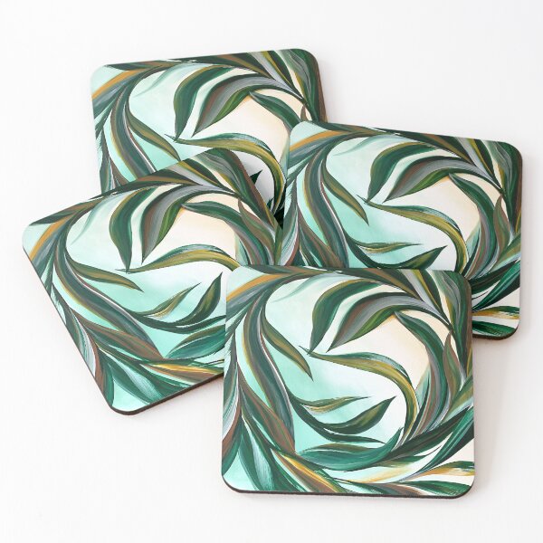 Item preview, Spiral Botany harmony. Green shades, tropical plant  designed and sold by TatianaMalinArt.