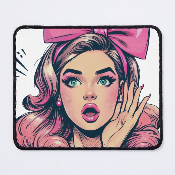 Item preview, Pop Art "BAM!" Retro Girl - Vibrant Comic Style Design designed and sold by sirenandscript.