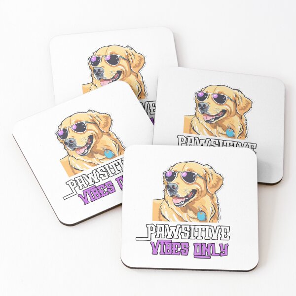 Item preview,  Pawsitive Vibes Only: Cool Dog with Sunglasses – Fun, Trendy Pet Lover's Design designed and sold by Nalanda2000.