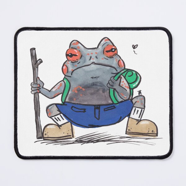 Item preview, Hiking with Toadrick designed and sold by HallowMummy.