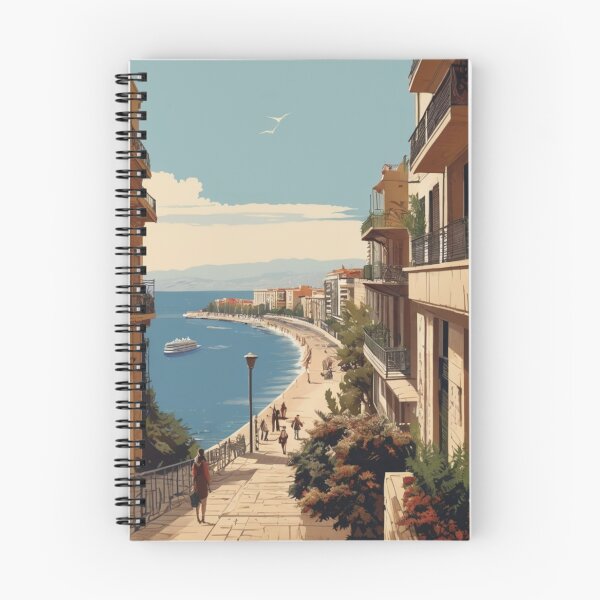 Item preview, 075 Vintage Thessaloniki, Greece Poster Design designed and sold by Alexis Art Collection.