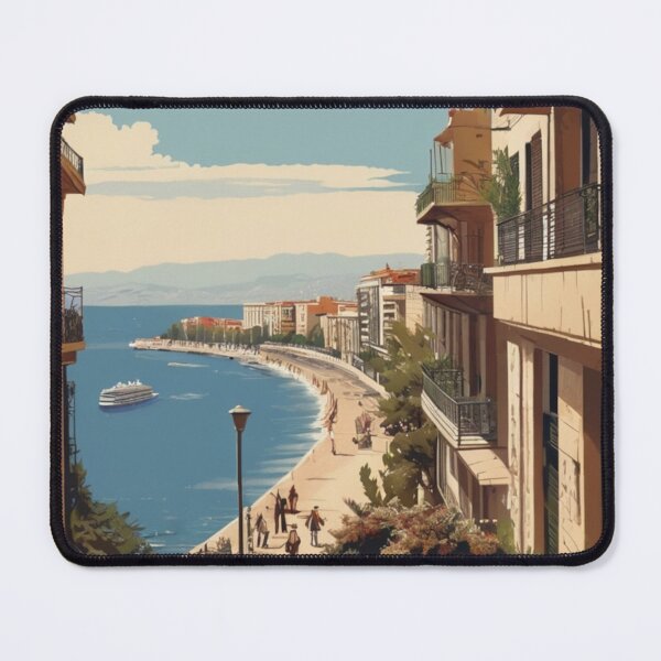 Item preview, 075 Vintage Thessaloniki, Greece Poster Design designed and sold by Alexis Art Collection.
