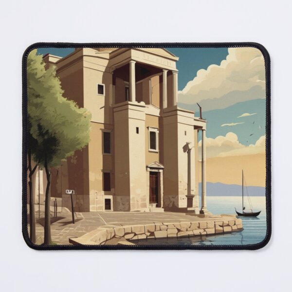 Item preview, 076 Vintage Thessaloniki, Greece Poster Design designed and sold by Alexis Art Collection.