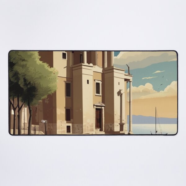 Item preview, 076 Vintage Thessaloniki, Greece Poster Design designed and sold by Alexis Art Collection.