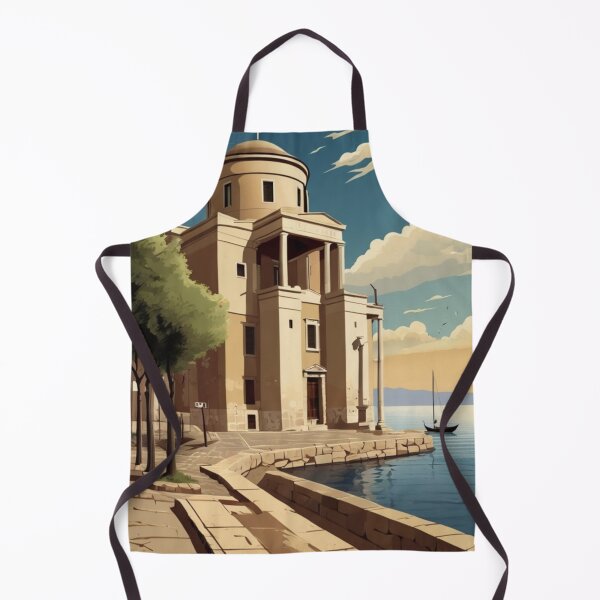 Item preview, 076 Vintage Thessaloniki, Greece Poster Design designed and sold by Alexis Art Collection.