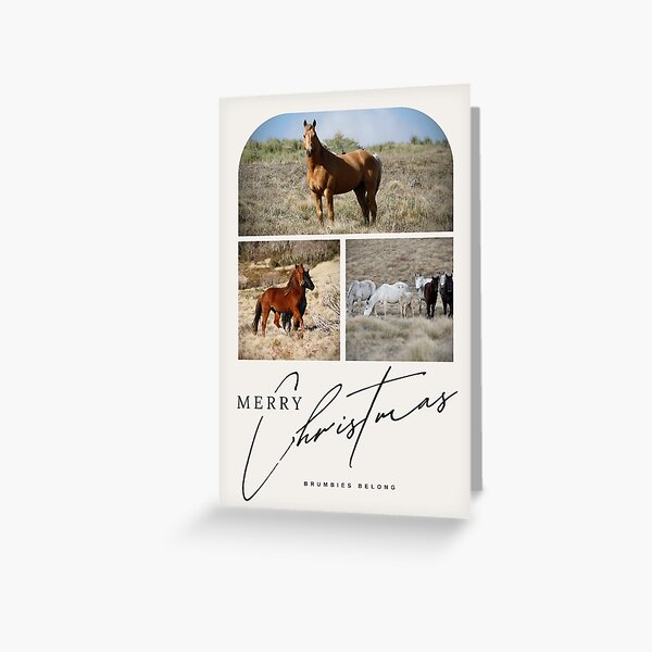 Item preview, Brumbies Belong Christmas Card or Notebook Cover designed and sold by DiamondR.