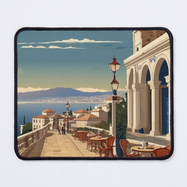 Item preview, 078 Vintage Thessaloniki, Greece Poster Design designed and sold by Alexis Art Collection.