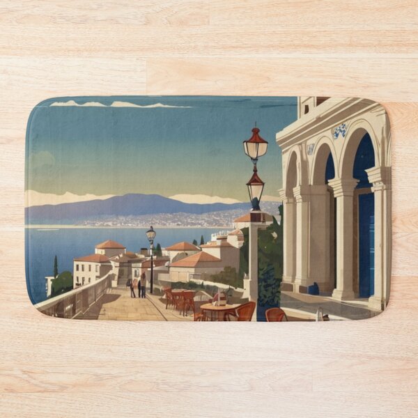 Item preview, 078 Vintage Thessaloniki, Greece Poster Design designed and sold by Alexis Art Collection.