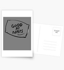 "Good at Naps" Slumber Party Relaxation T Shirt Postcards