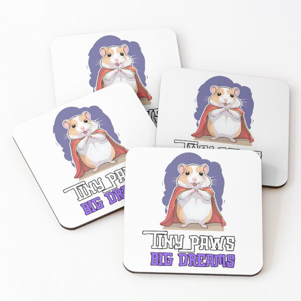 Item preview, Tiny Paws, Big Dreams: Superhero Hamster Design – Cute and Motivational Art designed and sold by Nalanda2000.