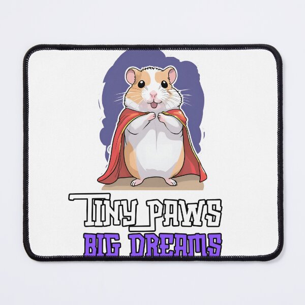 Item preview, Tiny Paws, Big Dreams: Superhero Hamster Design – Cute and Motivational Art designed and sold by Nalanda2000.