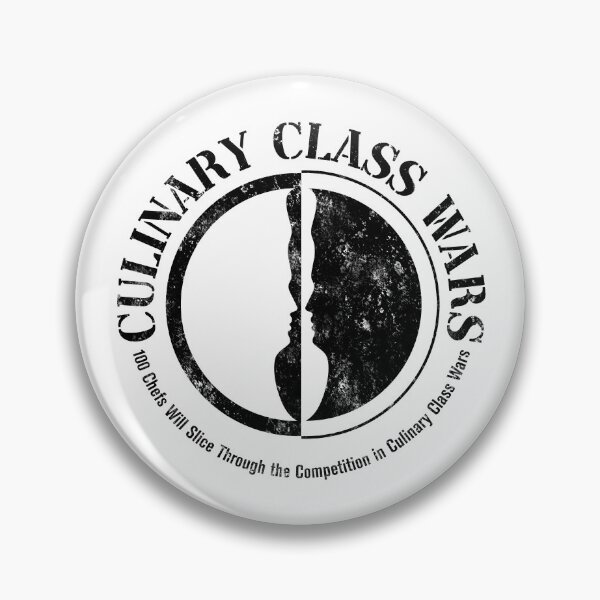 Artikelvorschau, Culinary Class Wars Oval weiß entworfen und verkauft von HexOne.