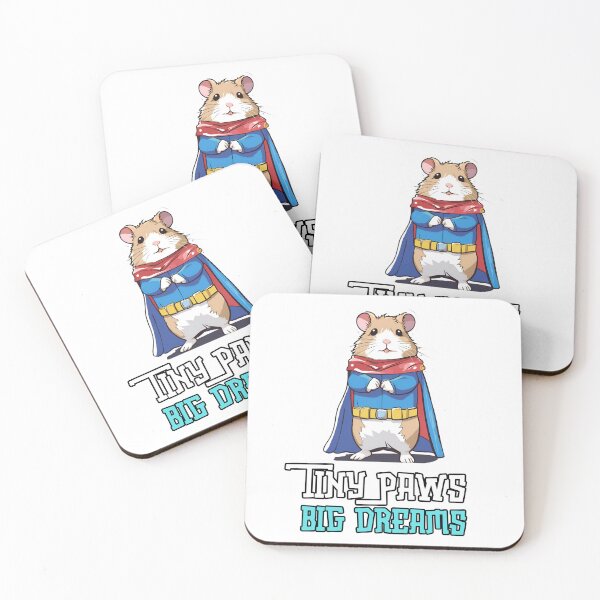 Item preview, Tiny Paws, Big Dreams: Superhero Hamster Design – Cute and Motivational Art designed and sold by Nalanda2000.
