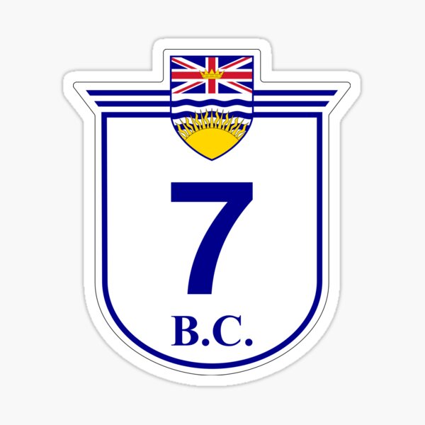 Item preview, BC Hwy 7 Lougheed Highway | Highway Shield Sign designed and sold by Transit Traveller.