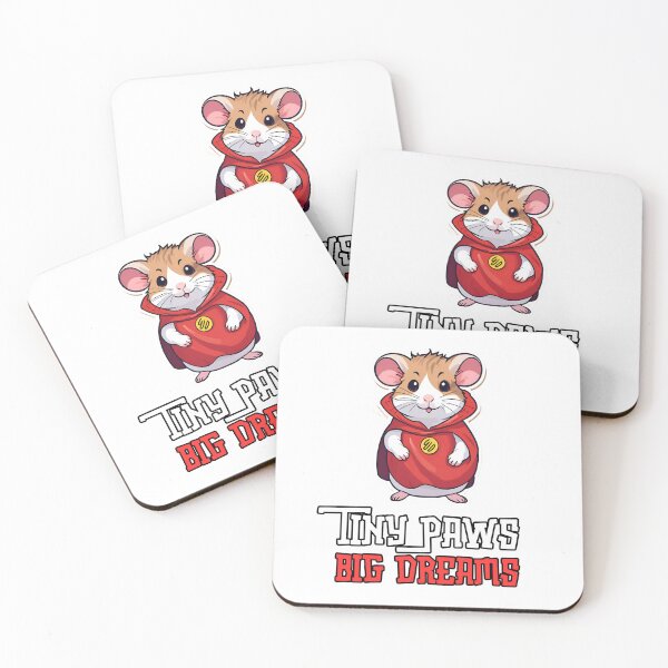 Item preview, Tiny Paws, Big Dreams: Superhero Hamster Design – Cute and Motivational Art designed and sold by Nalanda2000.