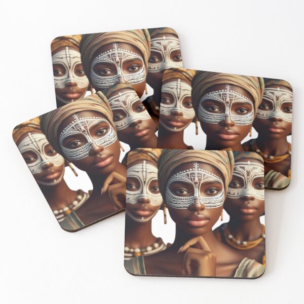 Item preview, The Mahoran woman with the beauty mask designed and sold by FoxinhoSoumaila.