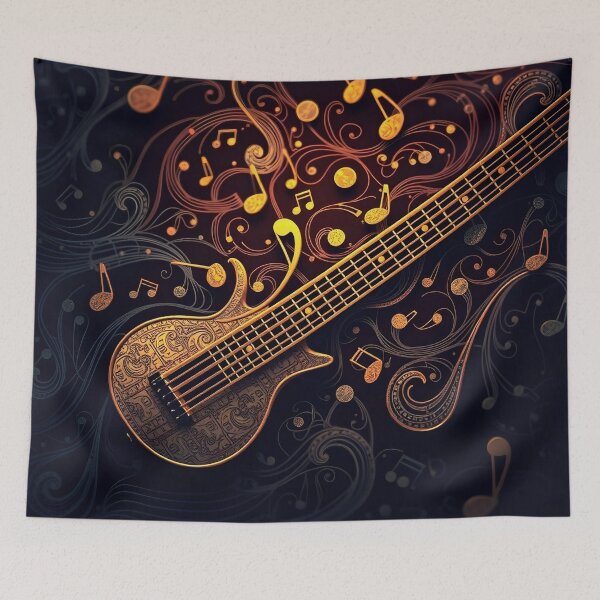 Item preview, Music pattern #8 designed and sold by Kaleidoscope Print.