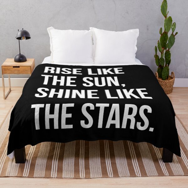 Item preview, Rise Like the Sun, Shine Like the Stars - Inspirational Quote Design designed and sold by Enchantedbox.