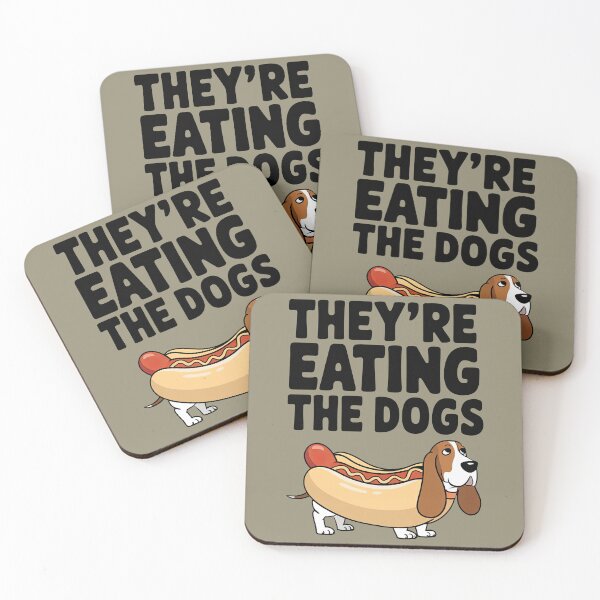 Item preview, they're eating the dogs funny trump meme  designed and sold by digilabs.
