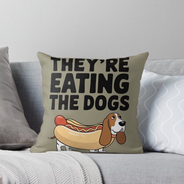 Item preview, they're eating the dogs funny trump meme  designed and sold by digilabs.