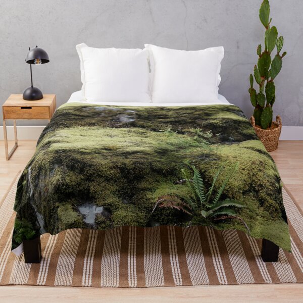 Item preview, lush forest floor of moss, ferns, leaves, roots & rocks designed and sold by marcthatspot.