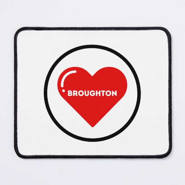 Item preview, I love Broughton designed and sold by Kevin Sugrue.