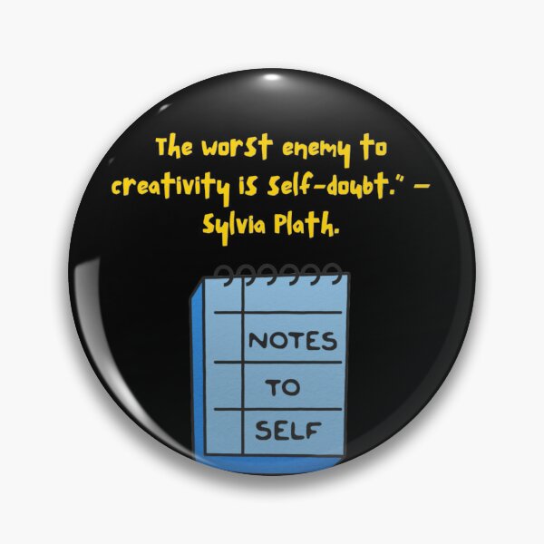 Item preview, Sylvia Plath : Overcoming Self-Doubt: A Creative Inspiration designed and sold by Basma Store.