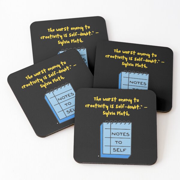 Item preview, Sylvia Plath : Overcoming Self-Doubt: A Creative Inspiration designed and sold by Basma Store.