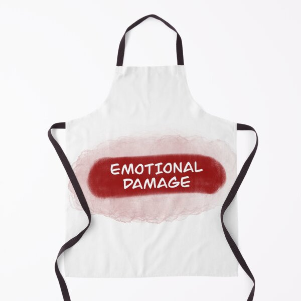 Item preview, Emotional Damage: Bold Red Statement Design designed and sold by ArtsatIndia7.