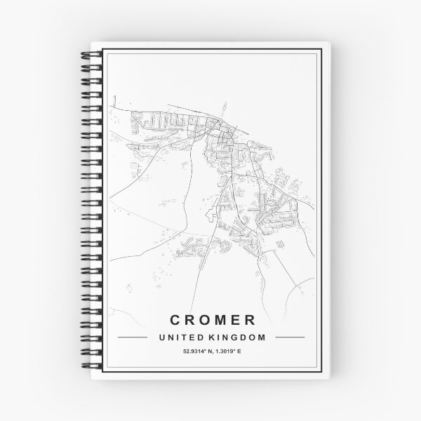 Item preview, Cromer Map designed and sold by SHAMPAIN-ART-CO.