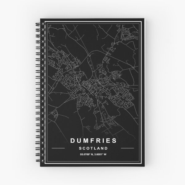 Item preview, Dumfries Map designed and sold by SHAMPAIN-ART-CO.