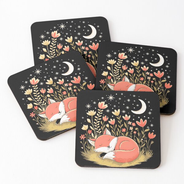 Item preview, Cute sleeping fox designed and sold by Ambient Mind Design.