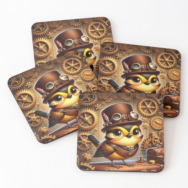 Item preview, Steampunk Canada Warbler designed and sold by Sillytoe.