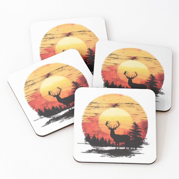 Item preview, Vintage Eagle Silhouette with Sunset designed and sold by WildShadows.