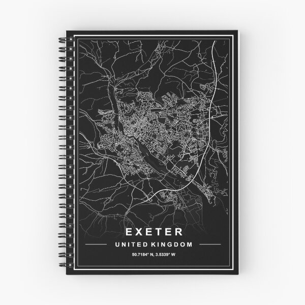 Item preview, Exeter Map designed and sold by SHAMPAIN-ART-CO.