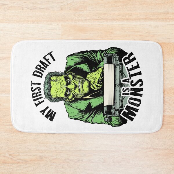 Item preview, Writer Halloween Funny Frankenstein First Draft Monster designed and sold by GrandeDuc.