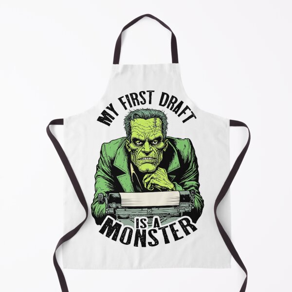 Item preview, Writer Halloween Funny Frankenstein First Draft Monster designed and sold by GrandeDuc.