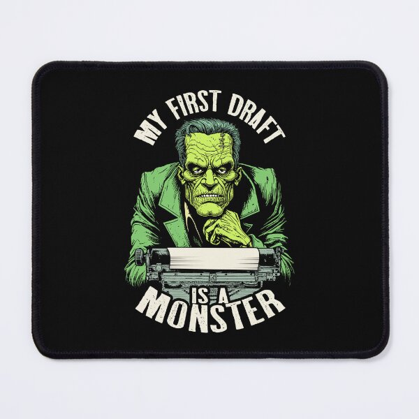 Item preview, Writer Halloween Funny Frankenstein First Draft Monster designed and sold by GrandeDuc.