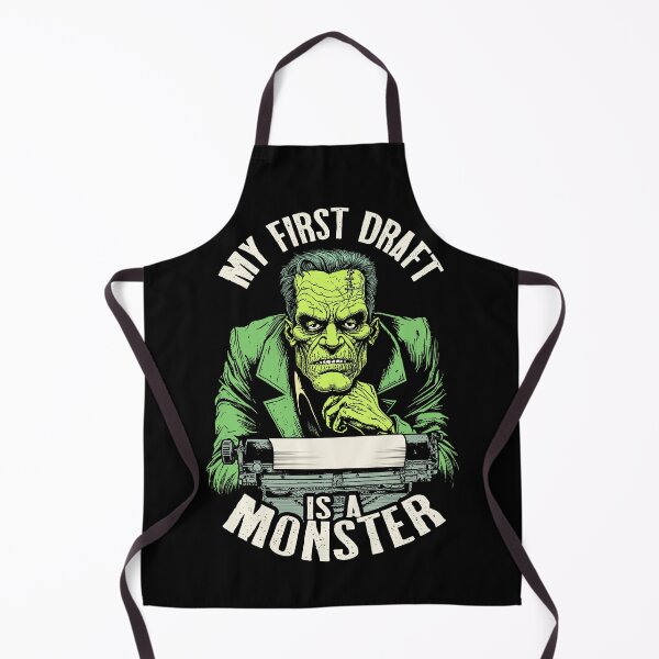 Item preview, Writer Halloween Funny Frankenstein First Draft Monster designed and sold by GrandeDuc.