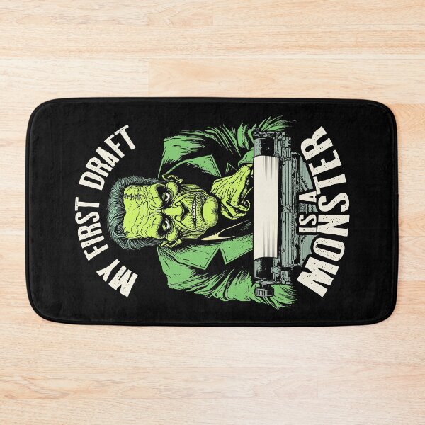 Item preview, Writer Halloween Funny Frankenstein First Draft Monster designed and sold by GrandeDuc.