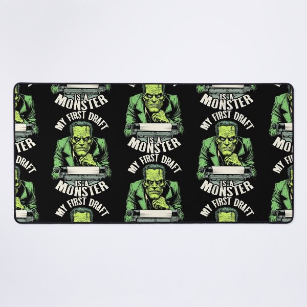 Item preview, Writer Halloween Funny Frankenstein First Draft Monster designed and sold by GrandeDuc.