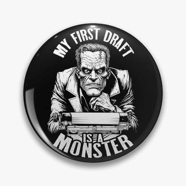 Item preview, Writer Halloween Funny Frankenstein First Draft Monster designed and sold by GrandeDuc.