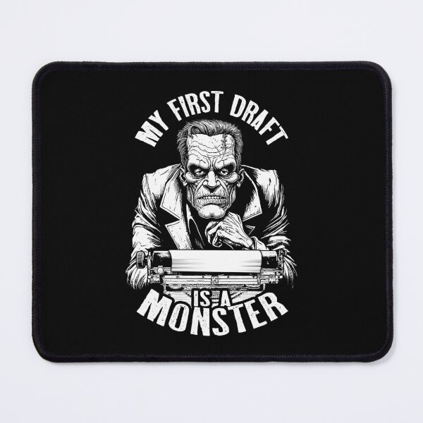 Item preview, Writer Halloween Funny Frankenstein First Draft Monster designed and sold by GrandeDuc.