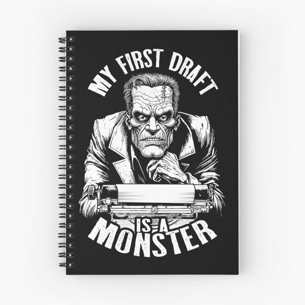 Item preview, Writer Halloween Funny Frankenstein First Draft Monster designed and sold by GrandeDuc.
