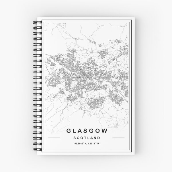 Item preview, Glasgow Map designed and sold by SHAMPAIN-ART-CO.