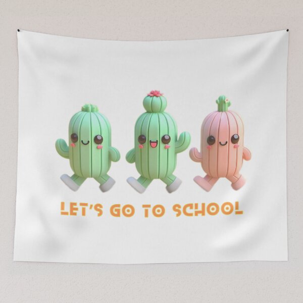Item preview, Cactus Characters Head Back to School: A Fun and Whimsical Journey designed and sold by tutoo clothes.