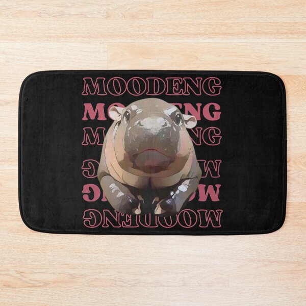 Item preview, Moodeng Hippo Graphic designed and sold by ZiaZZ.