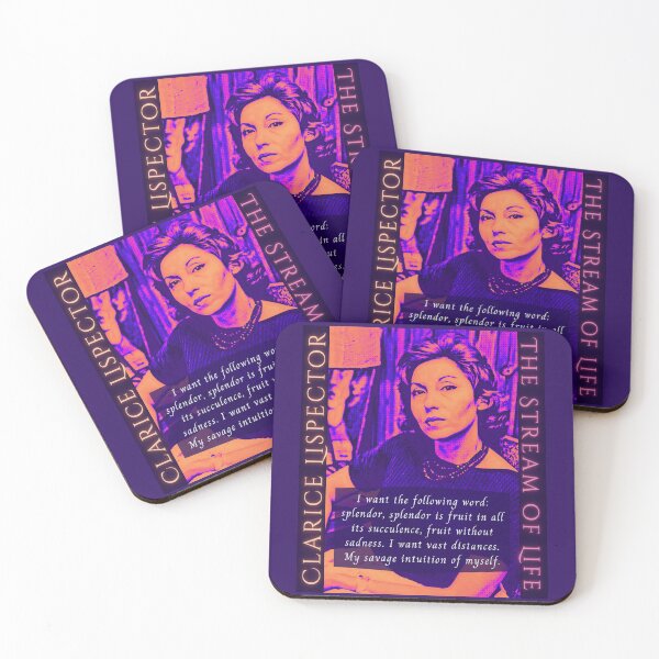 Item preview, Clarice Lispector quote: I want the follow ing word: splendor, splendor is fruit in all its succulence, fruit without sadness. I want vast distances.  designed and sold by artbleed.