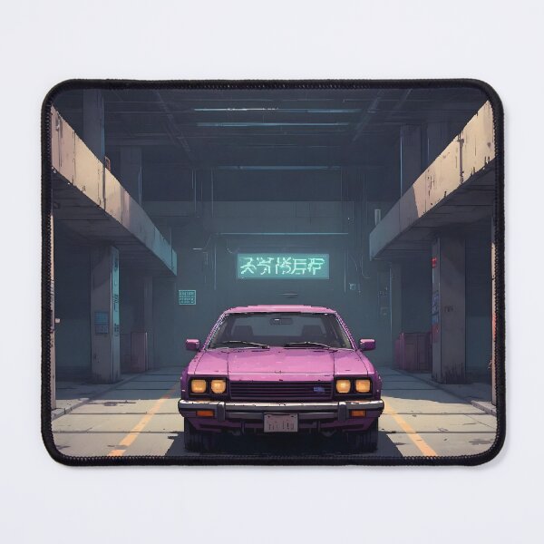 Item preview, Pixel Art Cyberpunk Vintage Car designed and sold by papi1998.